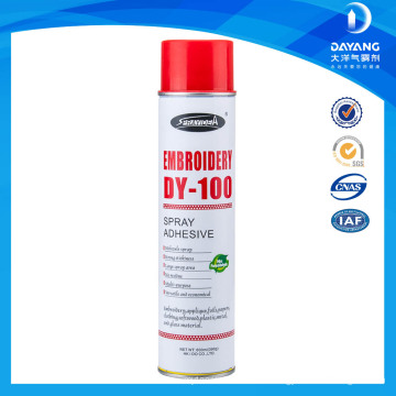 Sprayidea DY-100 pegamento adhesivo en aerosol industrial sobre tela